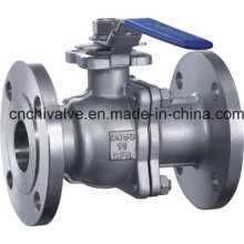 2PC Flange Floating Ball Valve with Handle
